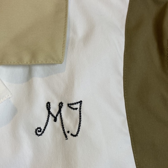 Jordan Bowling Shirt Colorblock Camp Boxy Button Down Women’s XS Brown Kelp/Sail - Picture 11 of 16